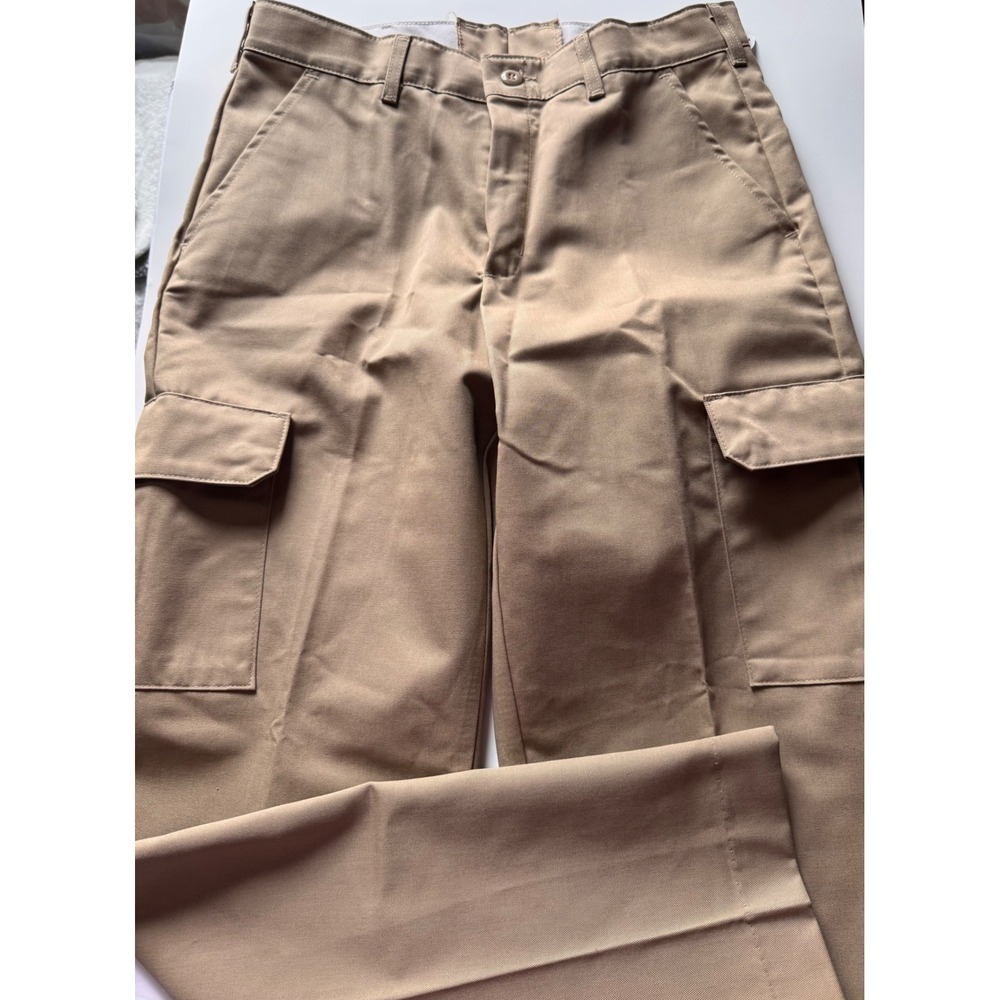 Red Kap Mens Khaki Cargo Work Pants PT88KH2 Tan Industrial Twill Size 32x32